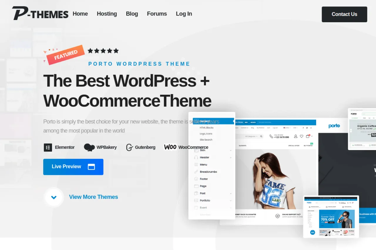 portotheme.com web sitesi ekran görüntüsü - Teknoloji - DA 71
