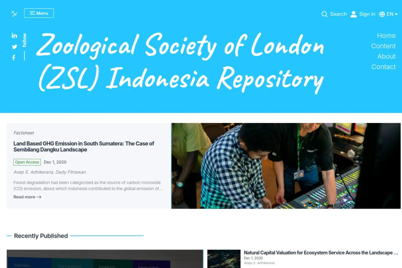 repository.zsl.org web sitesi ekran görüntüsü - Teknoloji - DA 74