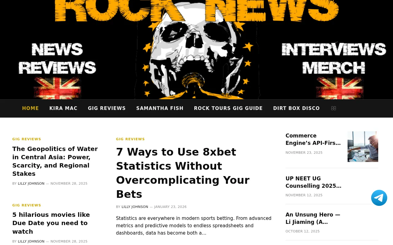 rockbandnews.com web sitesi ekran görüntüsü - Haber