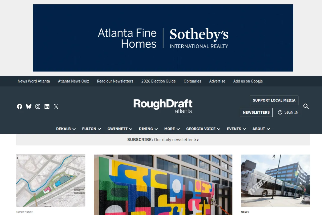 roughdraftatlanta.com web sitesi ekran görüntüsü - Teknoloji - DA 71