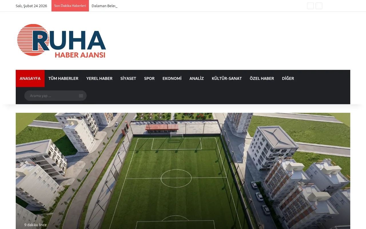 ruhahaberajansi.com web sitesi ekran görüntüsü - Haber