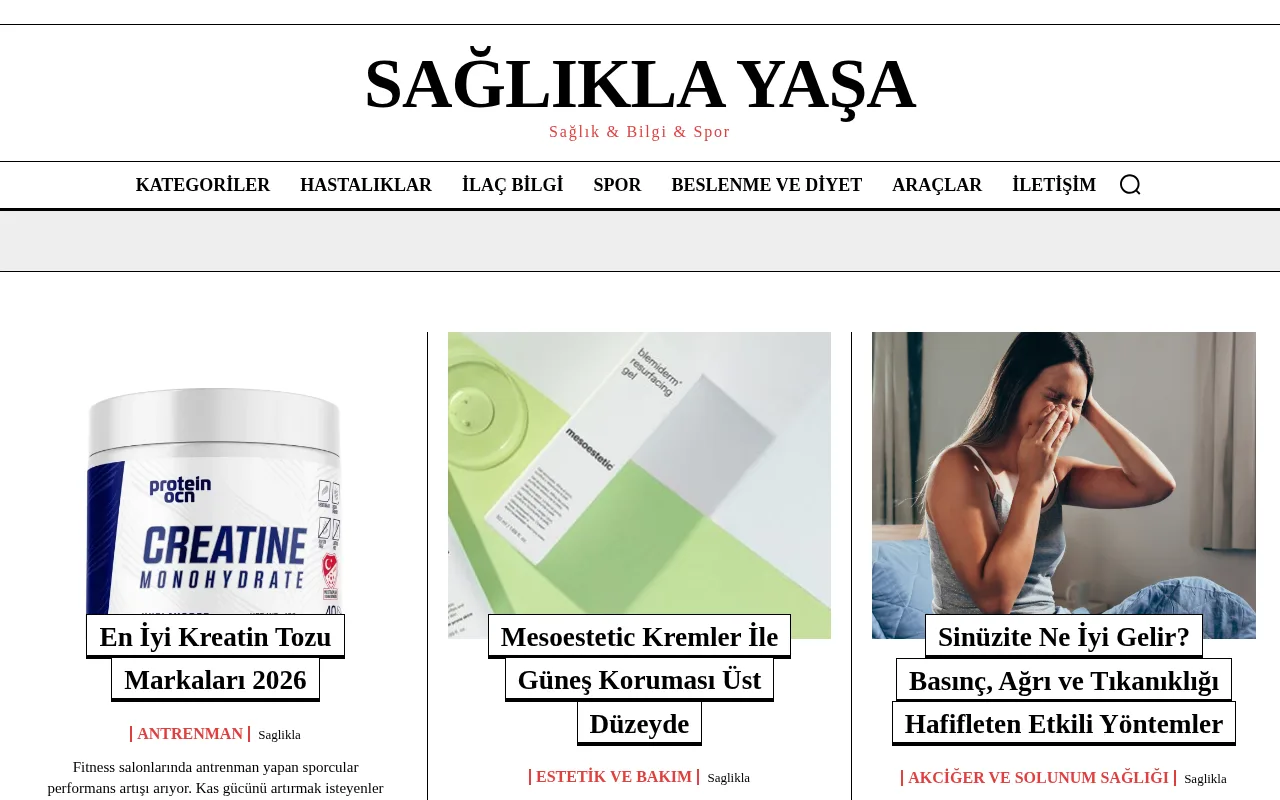 sagliklayasa.com.tr web sitesi ekran görüntüsü - Sağlık - DA 7