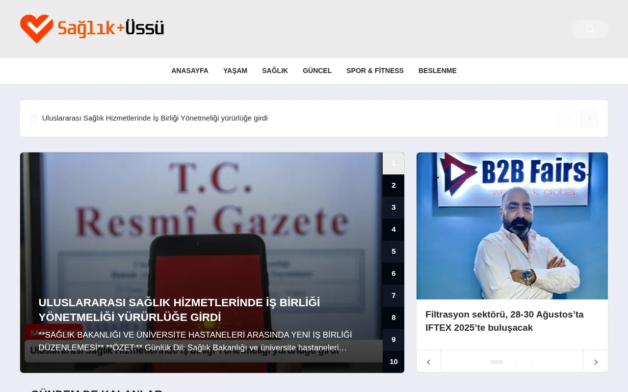 saglikussu.com web sitesi ekran görüntüsü - Sağlık - DA 24