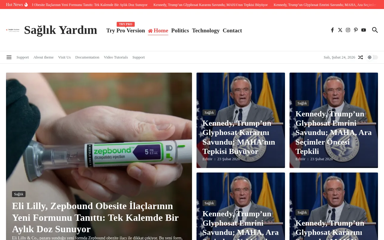 saglikyardim.com web sitesi ekran görüntüsü - Sağlık - DA 11