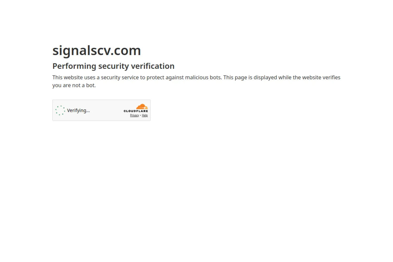 signalscv.com web sitesi ekran görüntüsü - Teknoloji - DA 74