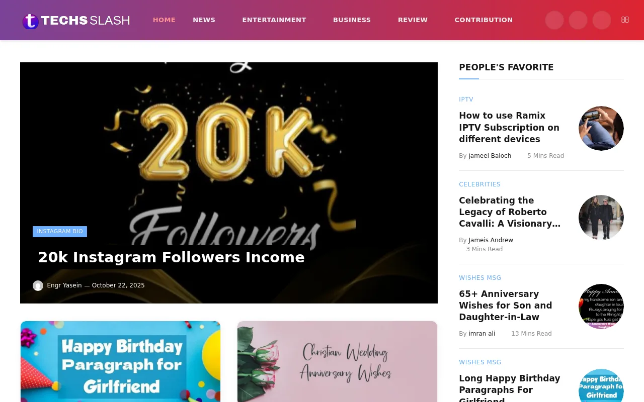 techsslash.com web sitesi ekran görüntüsü - Teknoloji