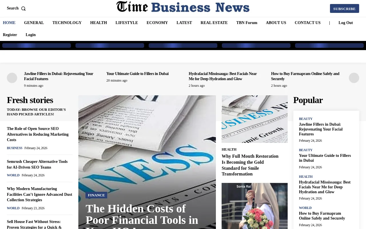 timebusinessnews.com web sitesi ekran görüntüsü - Haber