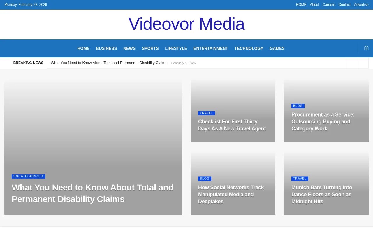 videovormedia.com web sitesi ekran görüntüsü - Haber